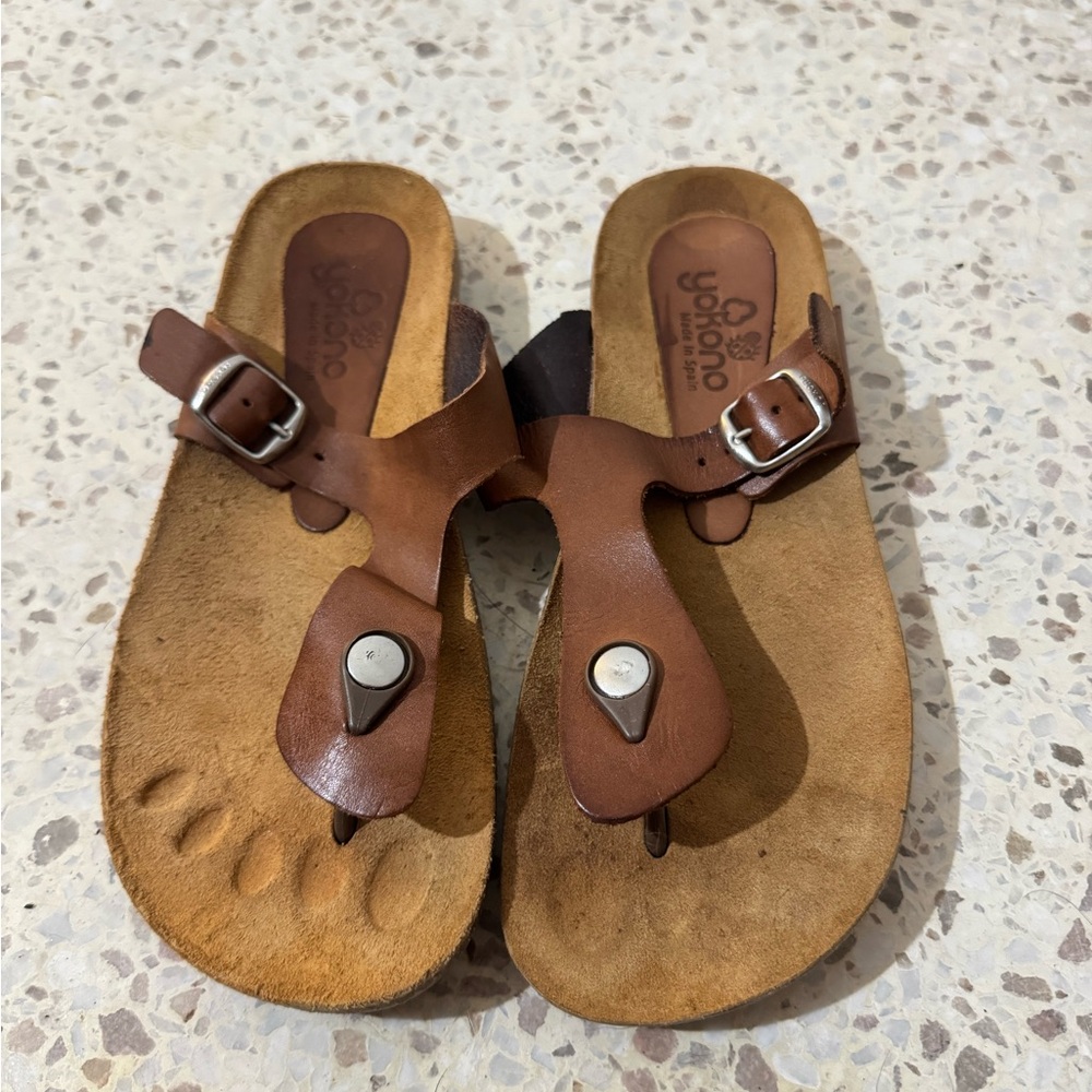 Brown Leather Sandals
